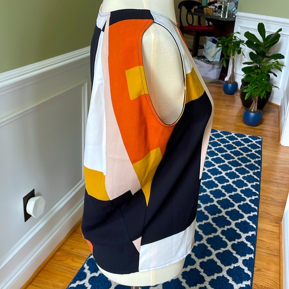 LOFT • Geometric Print Shell - Picture 5 of 7